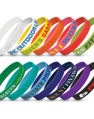Silicone Wrist Band - Debossed