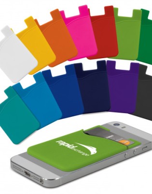 Silicone Phone Wallet - Indent