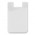 Silicone Phone Wallet - Indent - White