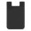 Silicone Phone Wallet - Indent - Black