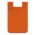Silicone Phone Wallet - Indent - Orange