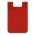Silicone Phone Wallet - Indent - Red