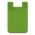 Silicone Phone Wallet - Indent - Bright Green