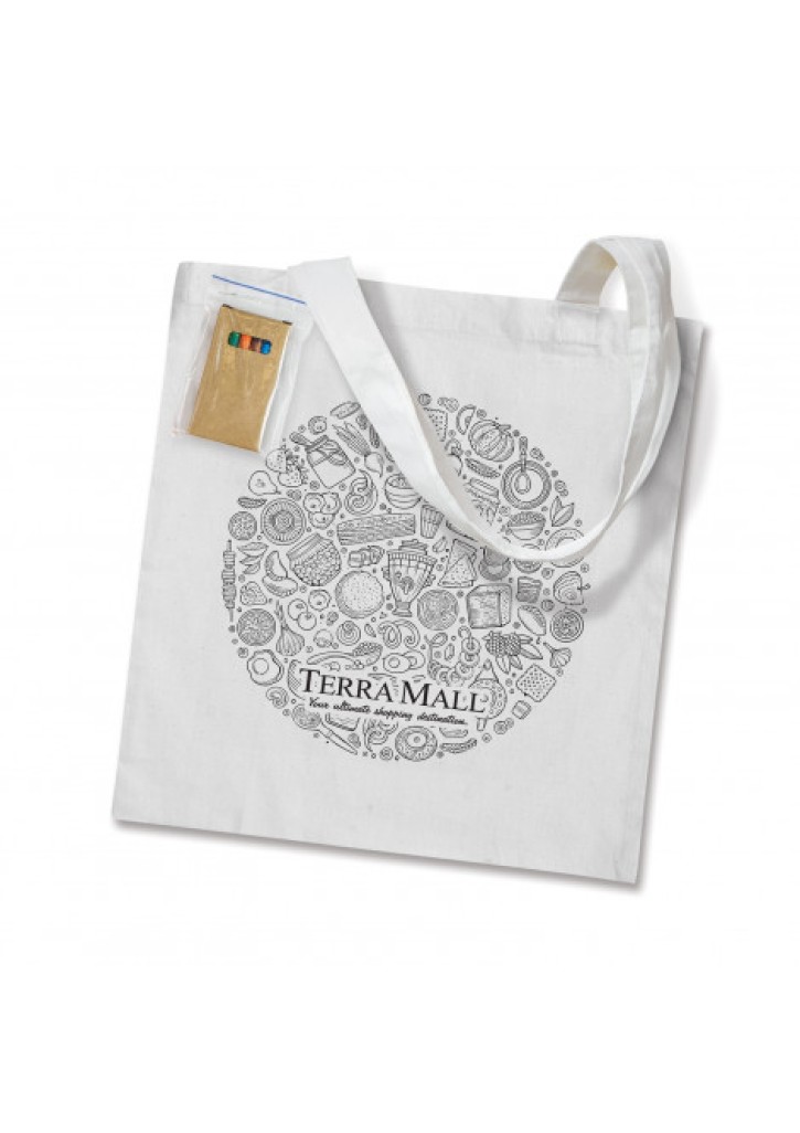 Sonnet Colouring Tote Bag