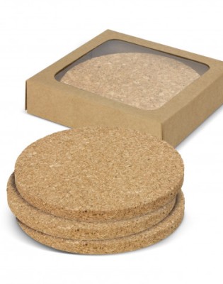 Oakridge Cork Coaster Round Set of 4