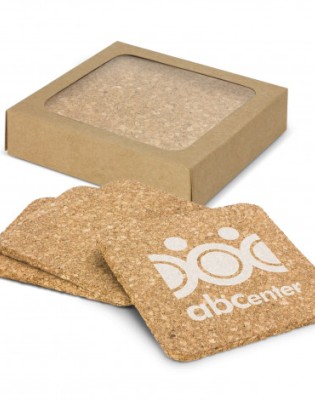 Oakridge Cork Coaster Square Set of 4