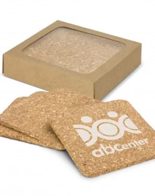 Oakridge Cork Coaster Square Set of 4