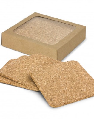 Oakridge Cork Coaster Square Set of 4