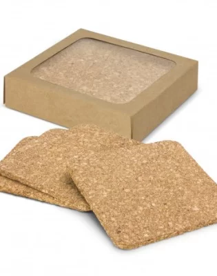 Oakridge Cork Coaster Square Set of 4