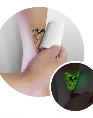 Temporary Tattoo Glow in the Dark - 51mm x 51mm
