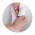 Temporary Tattoo Glitter - 51mm x 76mm - White