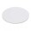 Cardboard Drink Coaster - Round - White