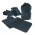 Seattle Scarf and Gloves Set - Navy