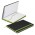 Omega Black Notebook - Bright Green