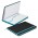 Omega Black Notebook - Light Blue