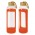 Eden Glass Bottle - Silicone Sleeve - Orange