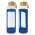 Eden Glass Bottle - Silicone Sleeve - Light Blue