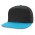 Crusade Flat Peak Cap - Black/Royal Blue
