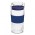 Divino Double Wall Glass Cup - Dark Blue