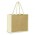 Modena Jute Tote Bag - Natural/White