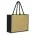 Modena Jute Tote Bag - Natural/Black
