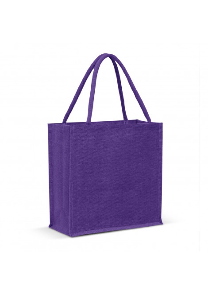 Monza Jute Tote Bag - Colour Match