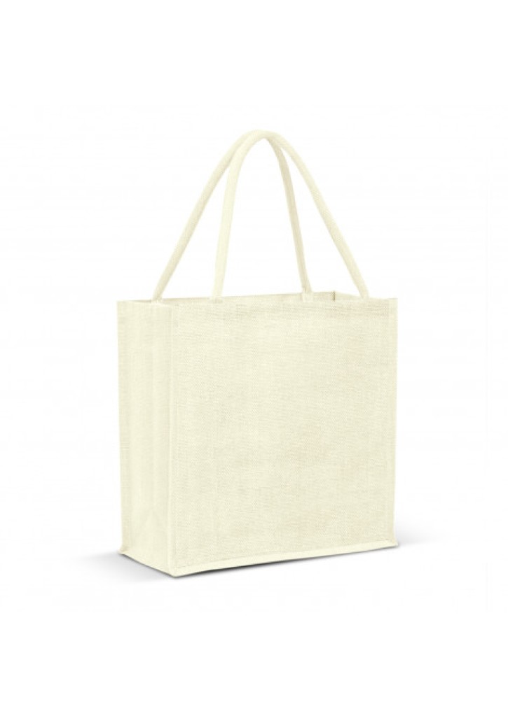 Monza Jute Tote Bag - Colour Match