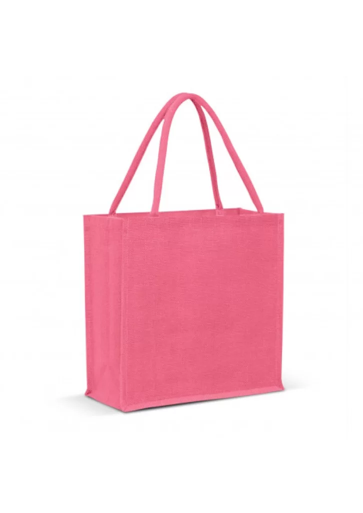 Monza Jute Tote Bag - Colour Match