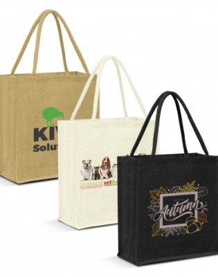 Lanza Jute Tote Bag - Colour Match
