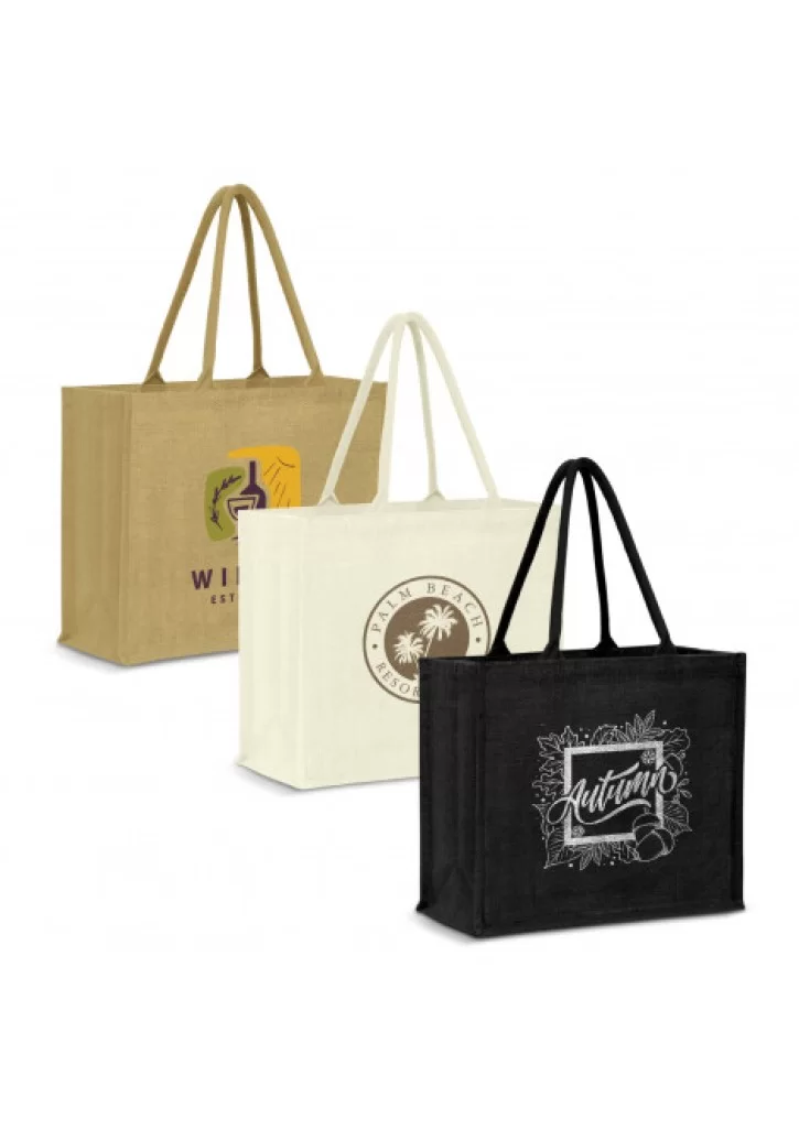Modena Jute Tote Bag - Colour Match Modena Jute Tote Bag - Colour Match