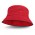 Bondi Bucket Hat - Black Sandwich Trim - Red