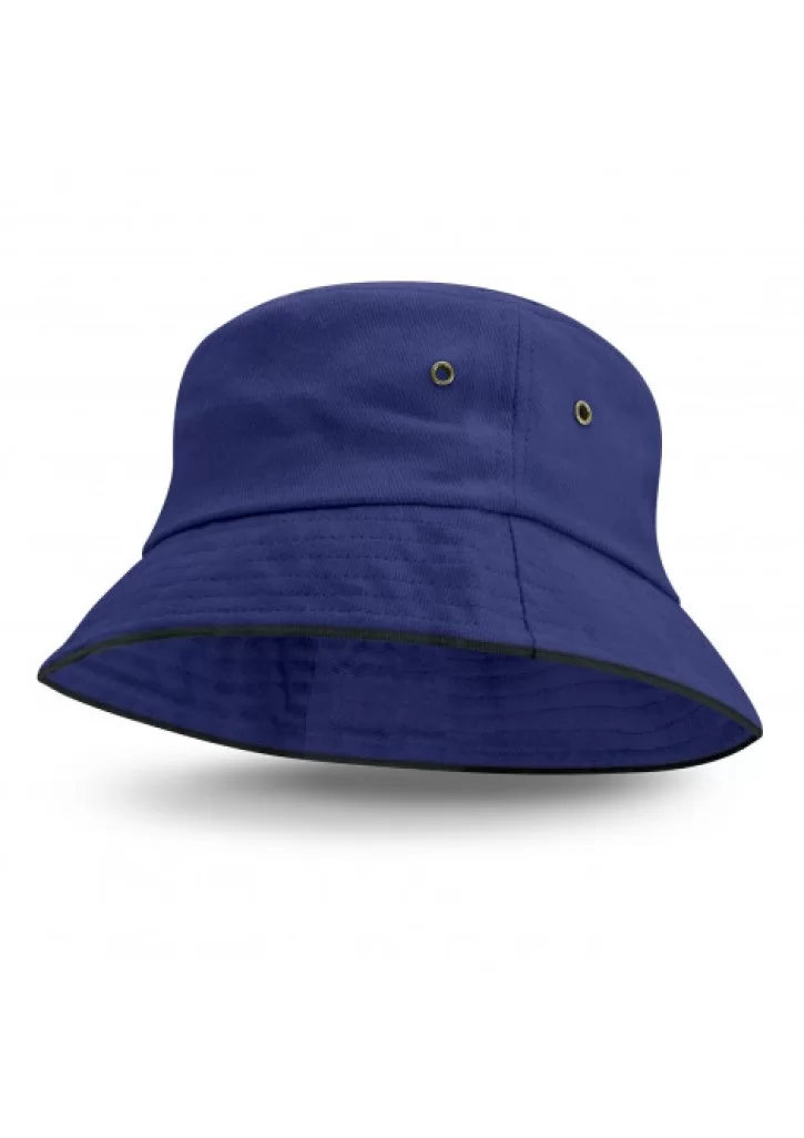 Bondi Bucket Hat - Black Sandwich Trim
