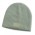 Nebraska Cable Knit Beanie with Patch - Light Grey