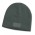 Nebraska Cable Knit Beanie with Patch - Charcoal