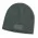 Nebraska Cable Knit Beanie with Patch - Charcoal