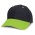 Highlander Cap - Black/Bright Green