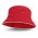 Bondi Bucket Hat - White Sandwich Trim - Hat: Red