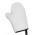 Neoprene Oven Mitt - Front: White