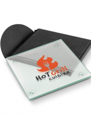 Venice Single Glass Coaster - Square