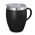 Verona Vacuum Cup with Handle - Black