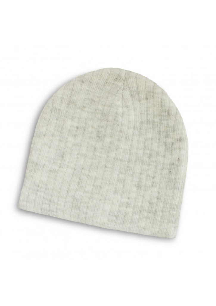 Nebraska Heather Cable Knit Beanie