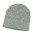 Nebraska Heather Cable Knit Beanie - Light Grey