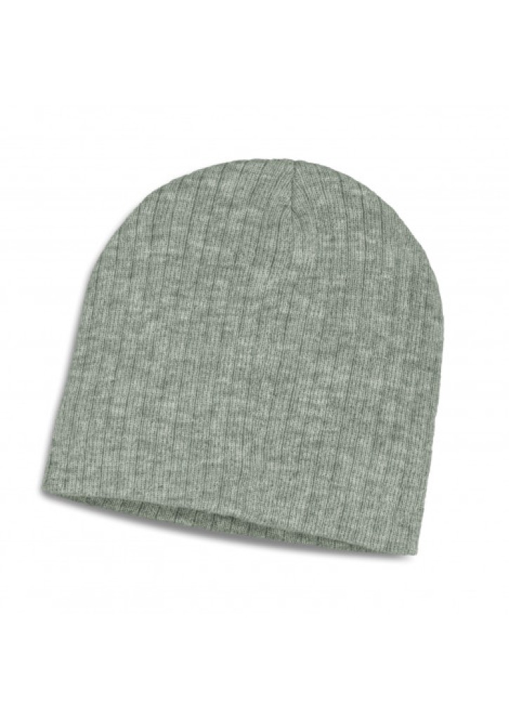 Nebraska Heather Cable Knit Beanie