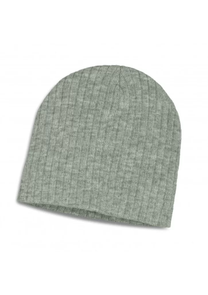 Nebraska Heather Cable Knit Beanie