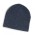 Nebraska Heather Cable Knit Beanie - Navy