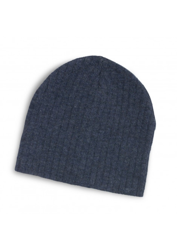 Nebraska Heather Cable Knit Beanie