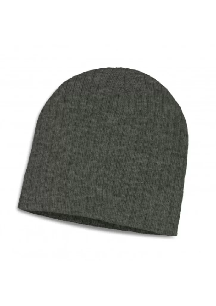Nebraska Heather Cable Knit Beanie