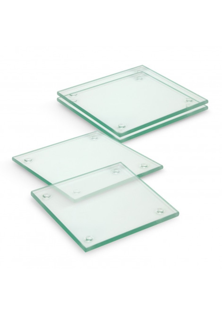 Venice Glass Coaster Set of 4 - Square