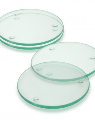 Venice Glass Coaster Set of 4 - Round