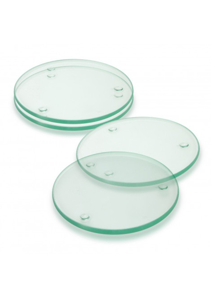 Venice Glass Coaster Set of 4 - Round